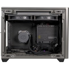 Cooler Master MasterBox NR200P MAX Mini ITX Tower - 850W Power Supply, Sleek Black & Gray Design - Ultimate Performance and Styl